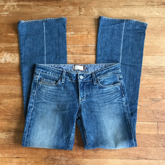 Paige Denim Laurel Canyon Low Rise Boot Cut Jeans - Picture 2 of 8